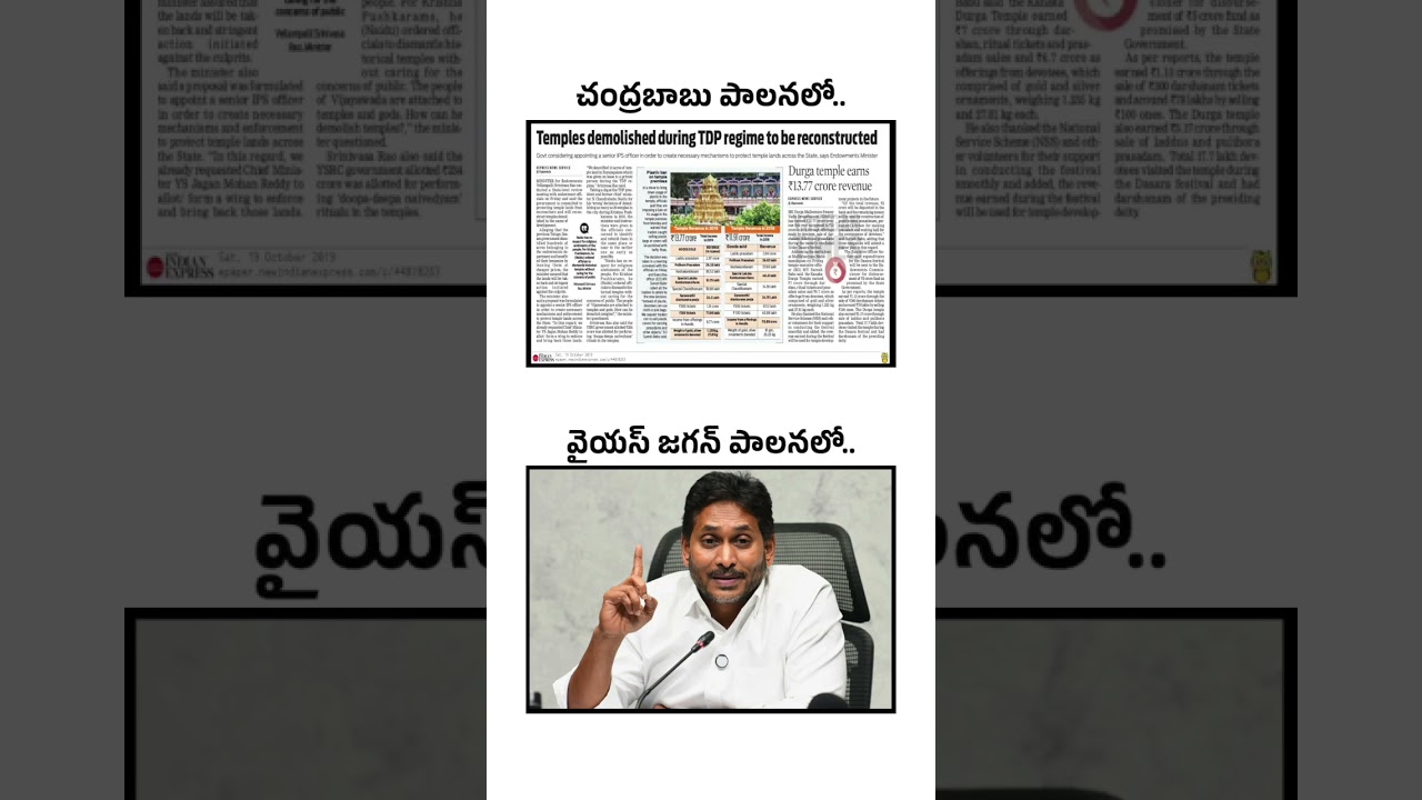 Watch this video and tell me who did good for the Hindu community! #SaveTemplesFromTDP #TruthReve...