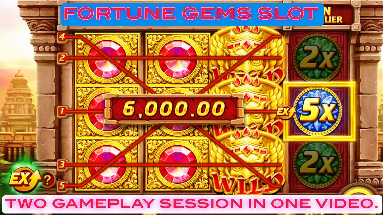 FORTUNE GEMS Slots: HUGE Multipliers in Two Crazy Sessions! 🤯 (For Entertainment Only)