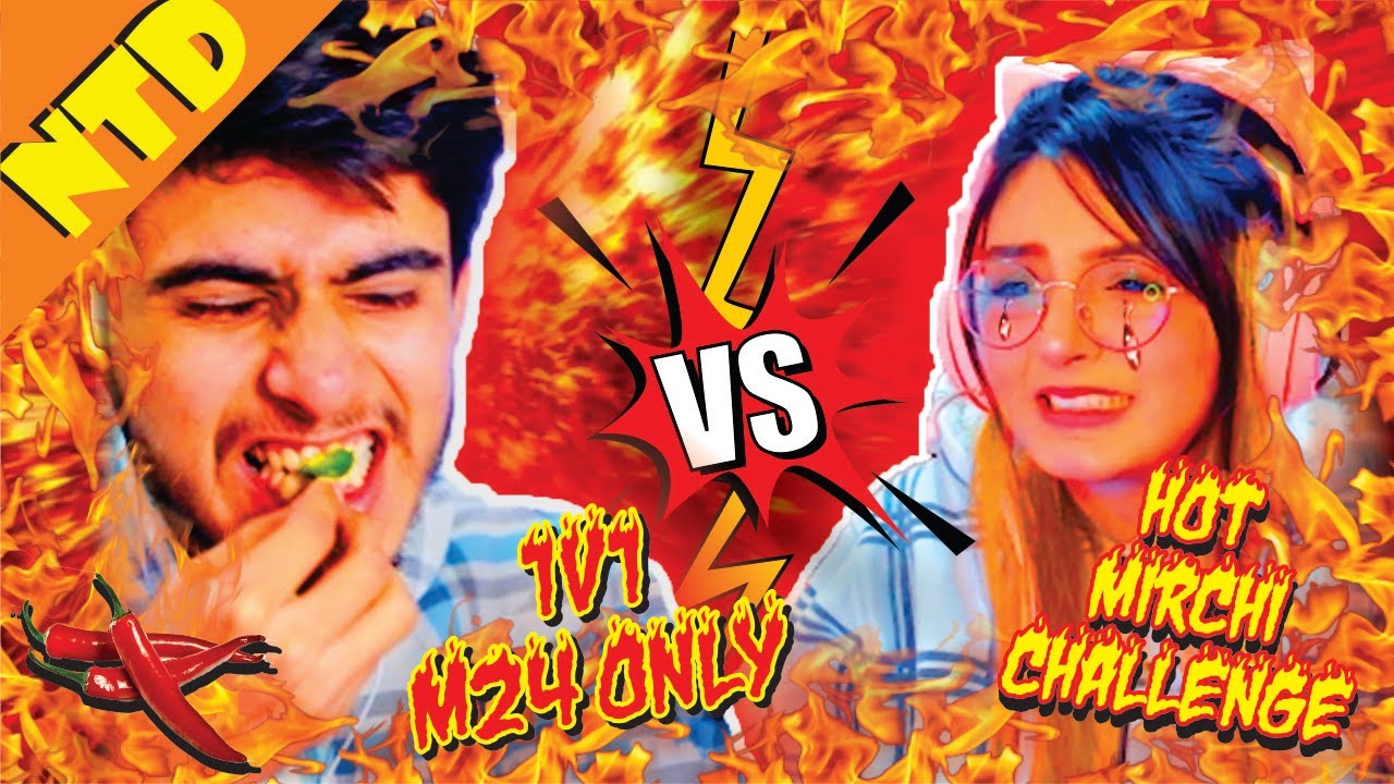 HOT MIRCHI CHALLENGE ft. @LILYliveGaming | 1v1 M24 Only TDM | PUBGPakistan | NTD Playz