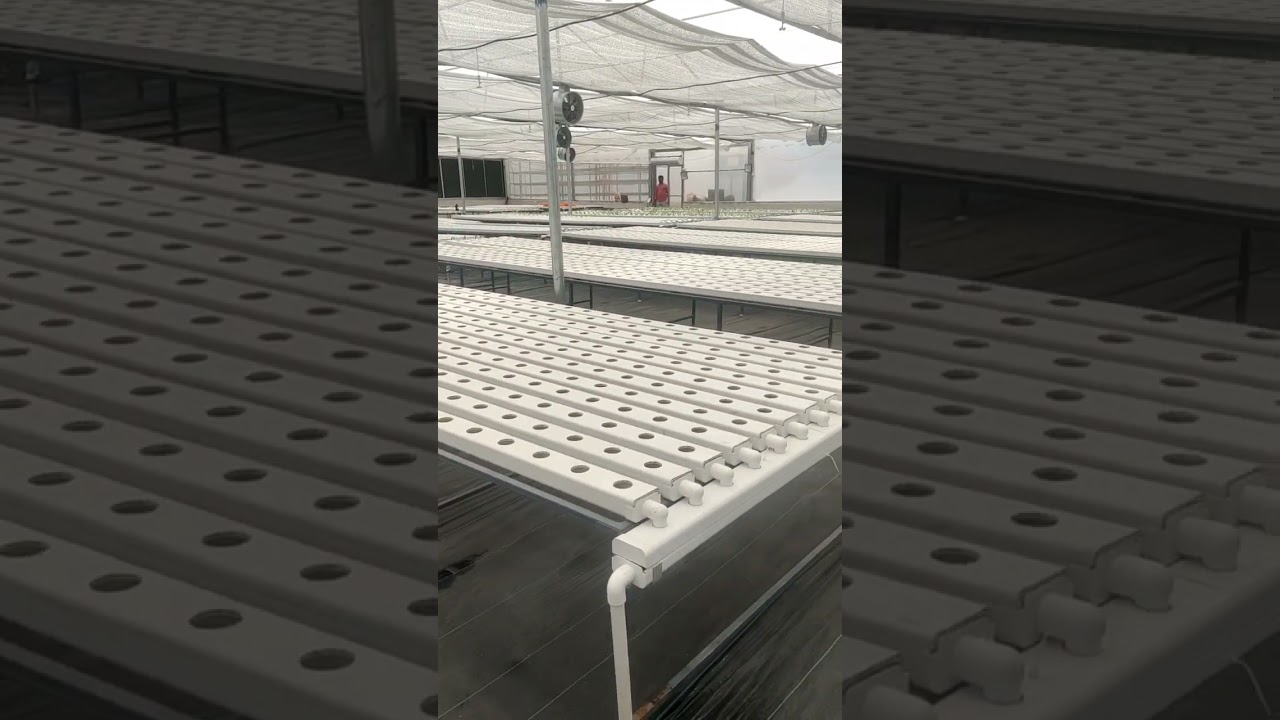 Urban farm NFT hydroponic channels