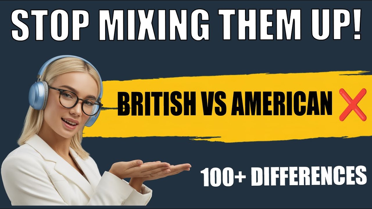 STOP MIXING THEM UP! ❌ British vs American English (100+ Differences Masterclass)
