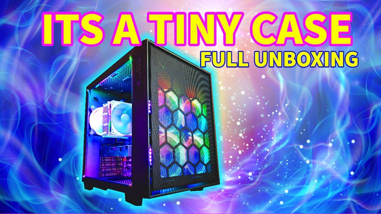 Anidees AI Crystal Cube MAR3 - Mesh RGB PC Case Unboxing
