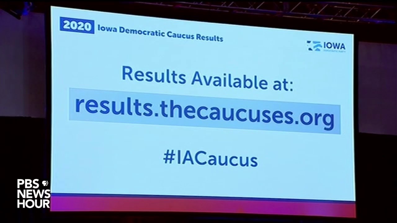 WATCH: Iowa Democratic Party holds news conference after delayed caucus results