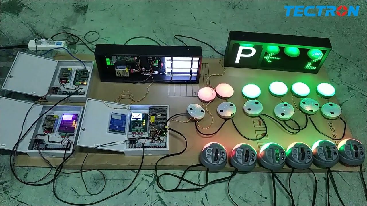 Tectron Ultrasonic Parking Guidance System Connection Instructions