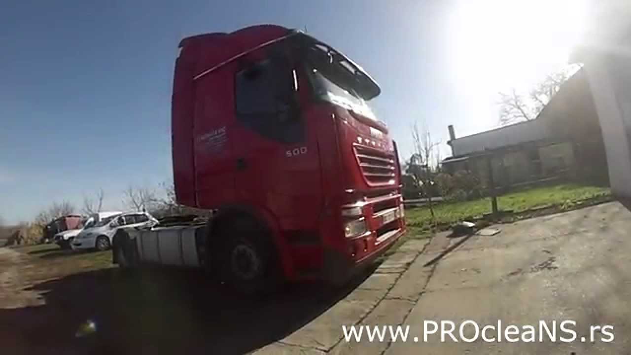 IVECO STRALIS 500: dubinsko pranje kabine kamiona Novi Sad 060 348 6844/ PROcleaNS