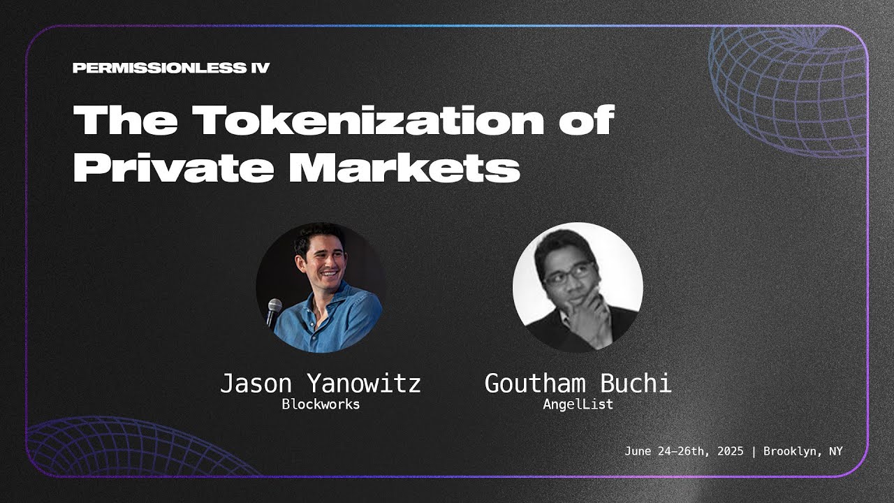 The Tokenization of Private Markets | PMLS 2025 | Day 2 | Capital Deployoors