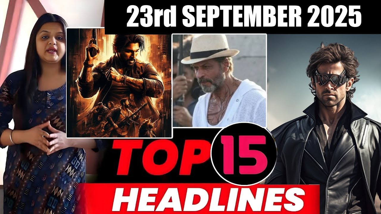 Top 15 Big News of Bollywood | 23rd SEPTEMBER  2025 | Salman Khan , Ramayana, Sunny Deol, Amir Khan