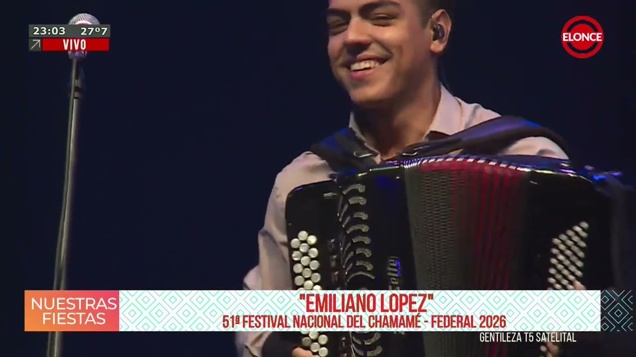 51ª Festival Nacional del Chamamé Federal 2026 - Emiliano Lopez