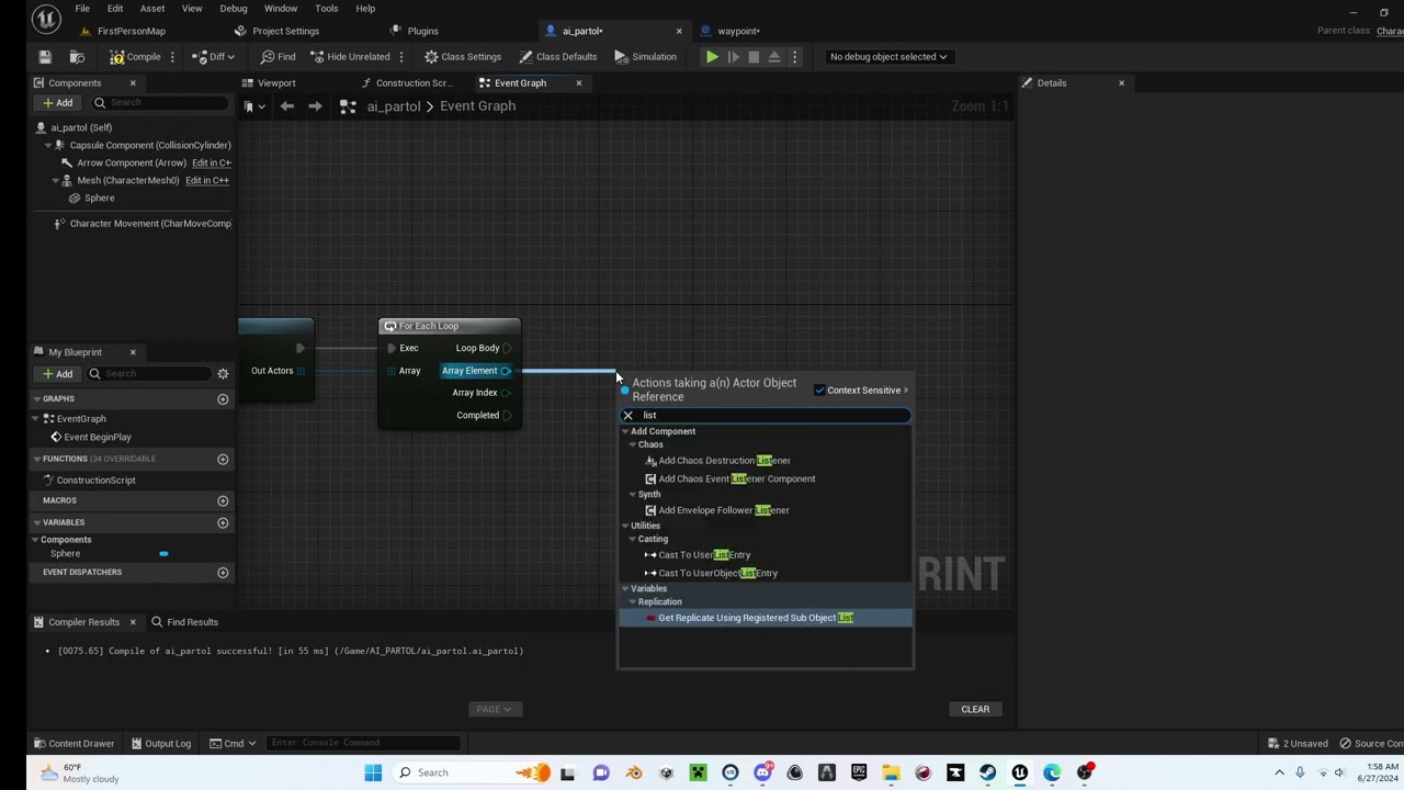 how to make a ai patrol system in ue5 SIMPLE