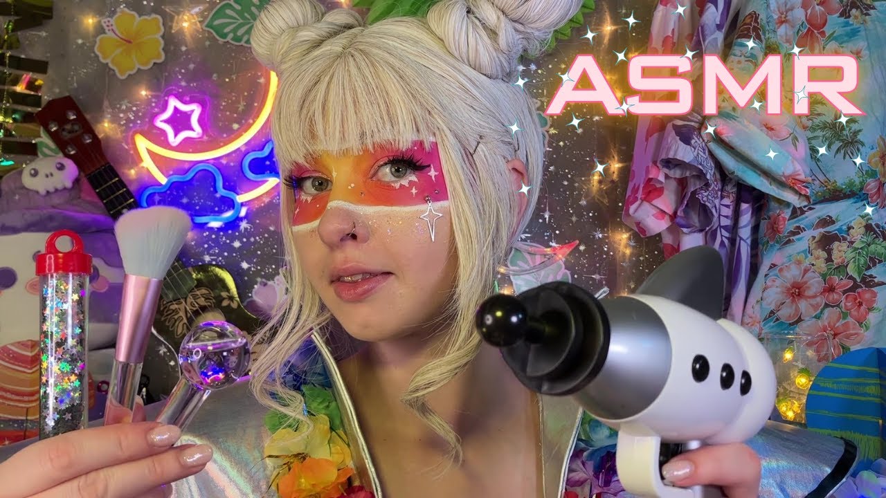 🍍YOU'RE INVITED!🌌 Alien Gets YOU Ready For A Tropical Space Gala 👽 ASMR for Sleep And Relaxation