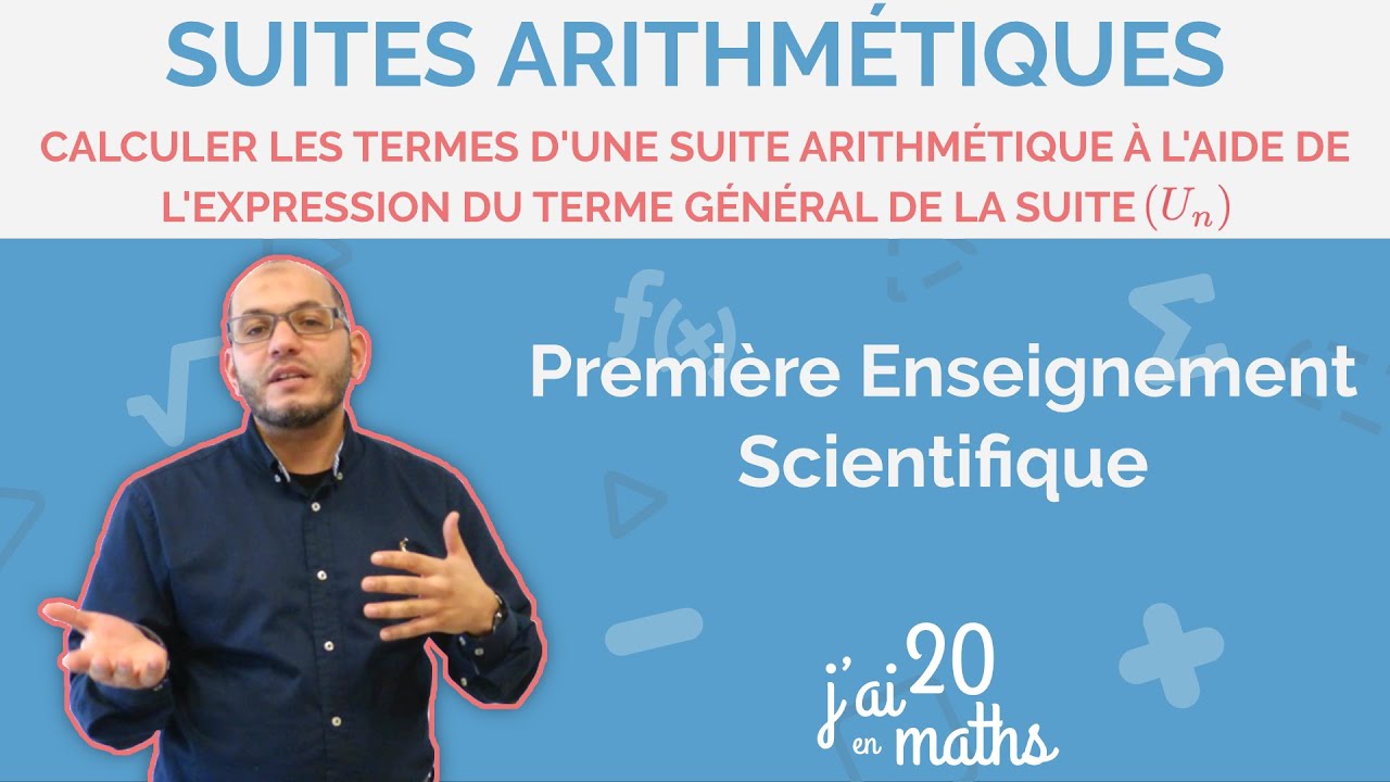 Calculer les termes d'une suite arithmétique à l'aide de l'expression du terme général de (Un)