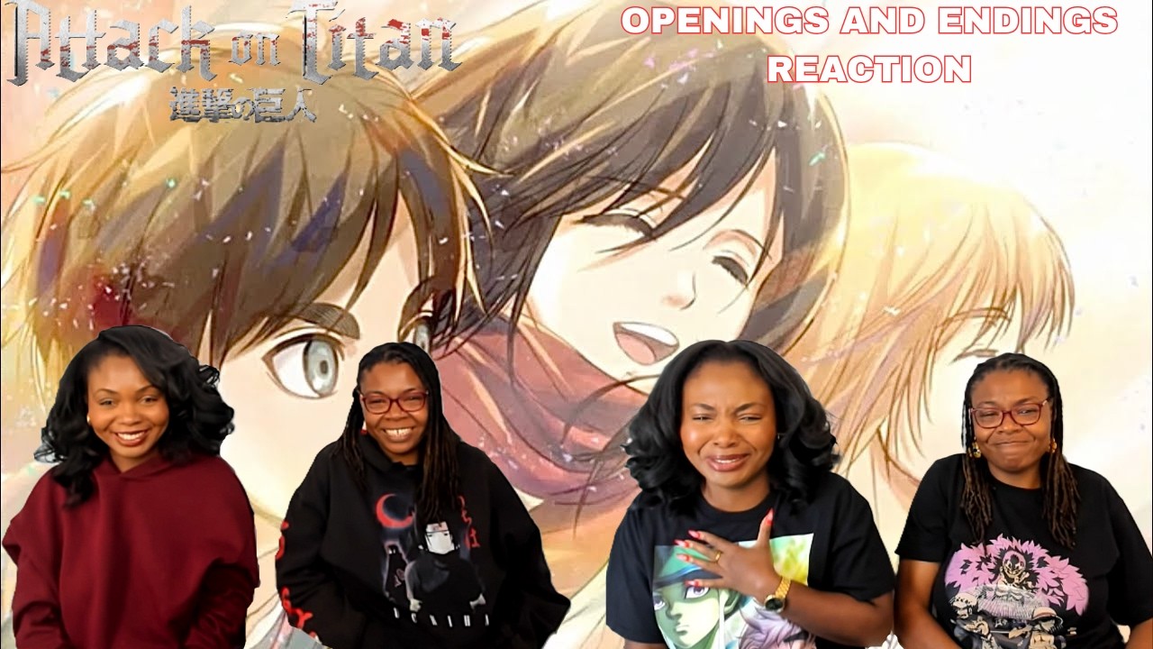 We react to EVERY Attack on Titan All Openings and Endings | FIRST TIME WATCH