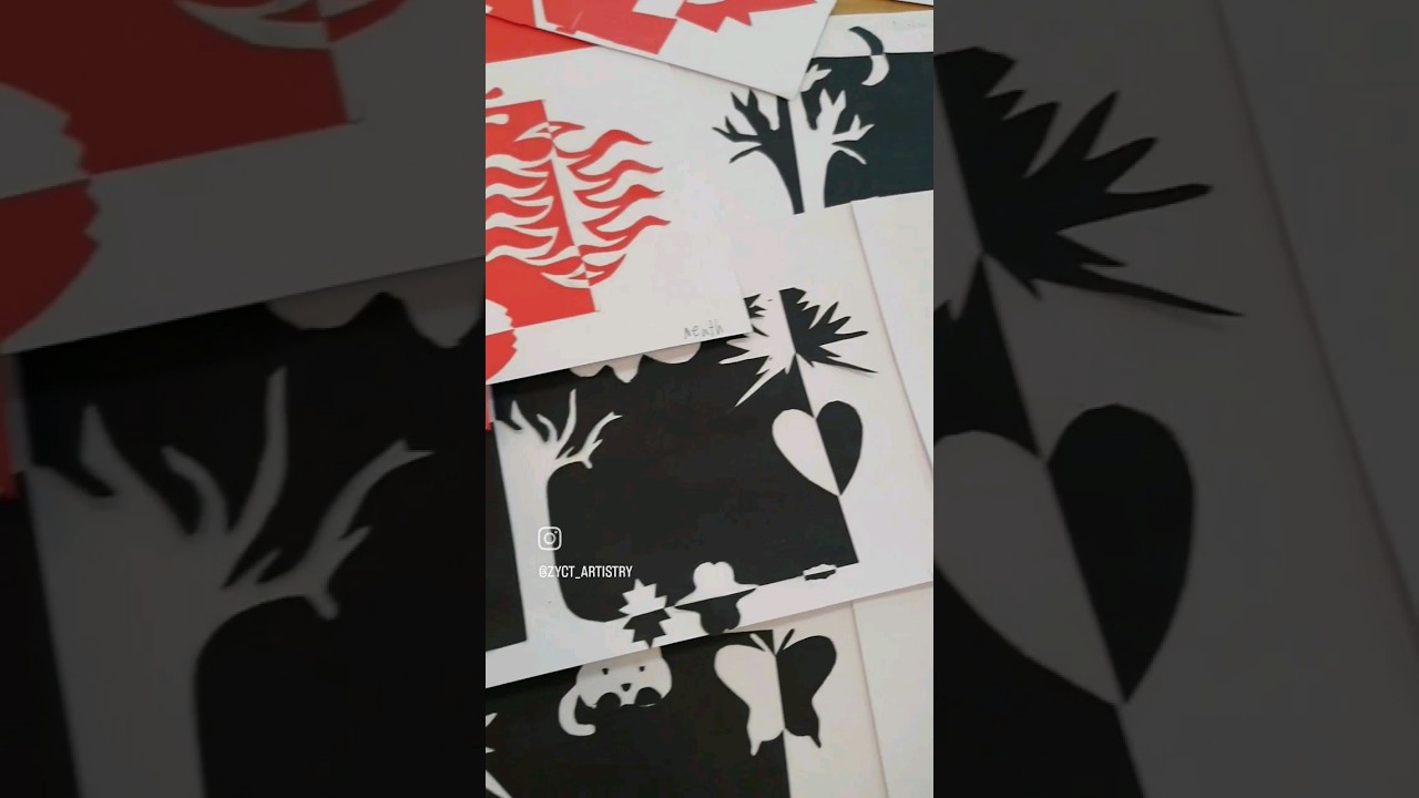 Notan Art | Middle School #visualarts #art