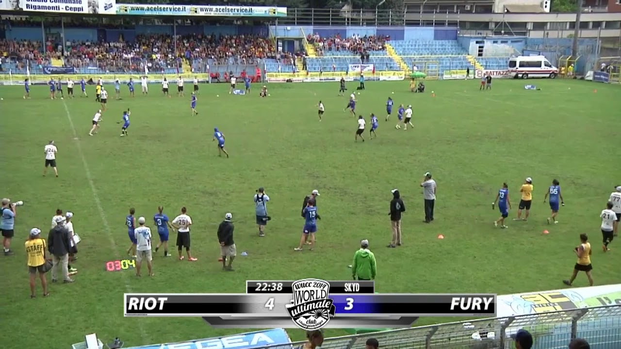 Riot score via horizontal stack, WUCC 2014 Final