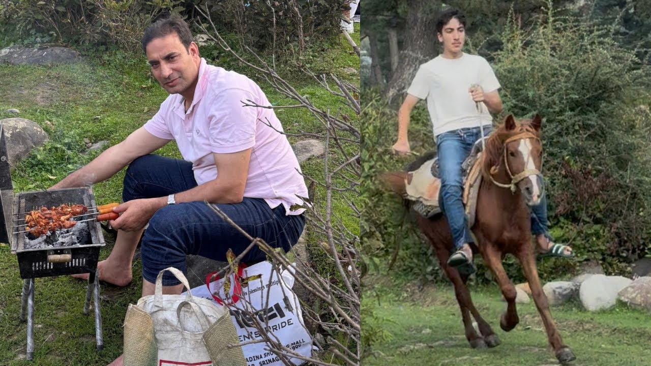 Picnic with family❤️. Maine horse riding bhi ki 🐎 