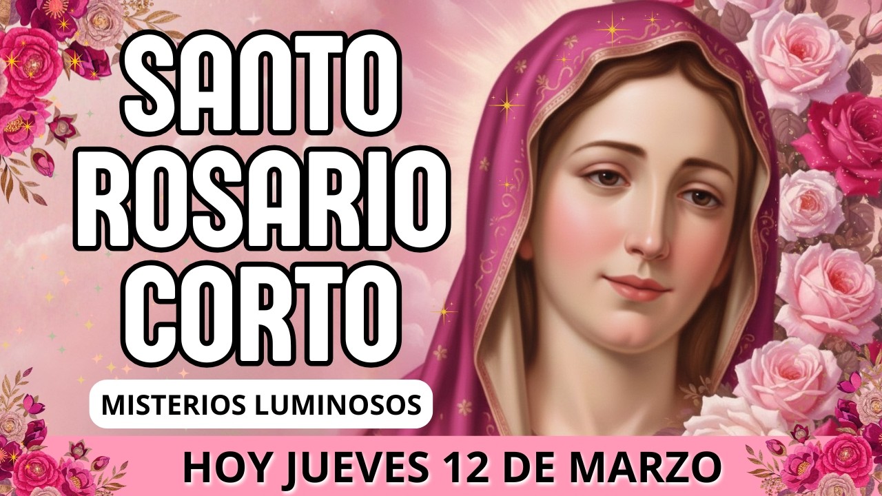 📿Santo Rosario de Hoy🕯️ Misterios Luminosos | Jueves