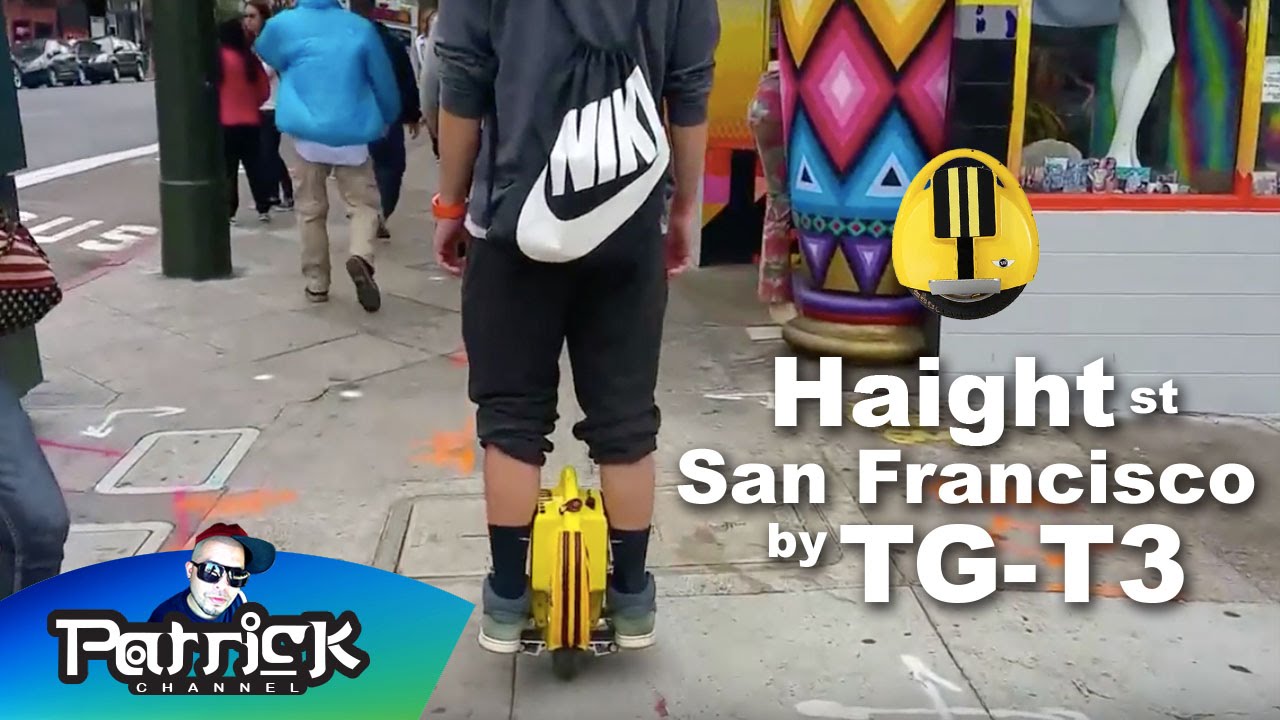 Haight Street San Francisco by TG-T3 Electric Unicycle