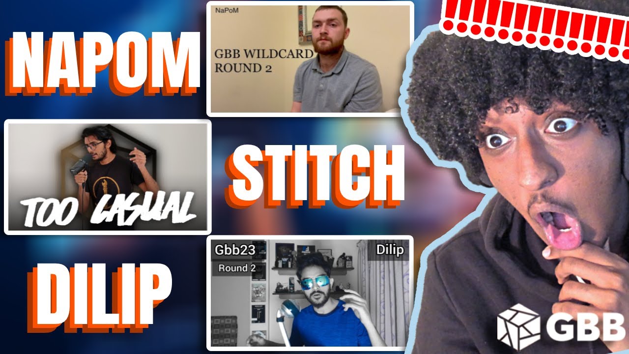 NaPoM, Dilip & Stitch | GBB23: World League Wildcards (ROUND 2) | YOLOW Beatbox Reaction