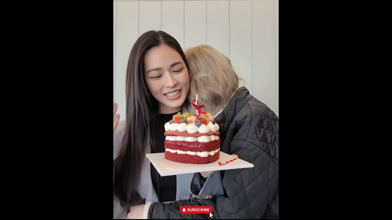 ENG SUB LING SURPRISING ORM FOR VALENTINES  WITH A CAKE😭😭#lingorm #ormkornnaphat #linglingkwong