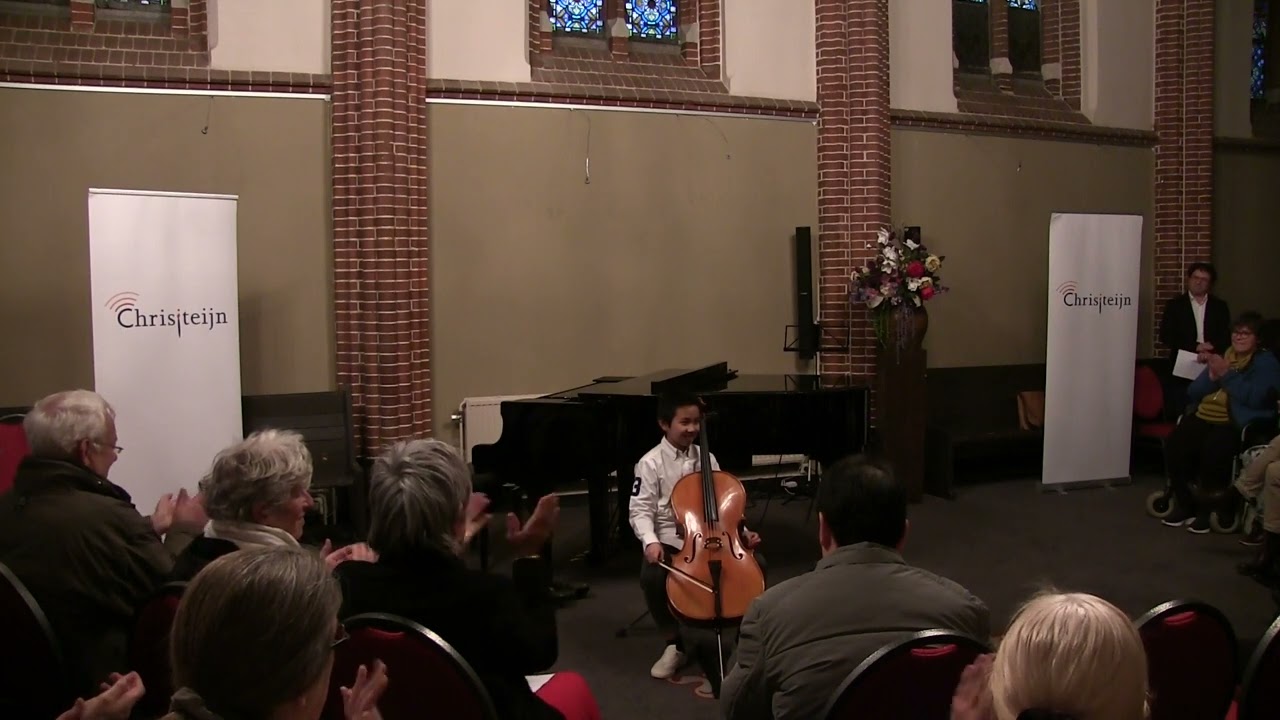Junior Conservatorium Maastricht Concert Ursilinaconvent 19 nov 23 Huajin gu J.S. Bach suite no. 1