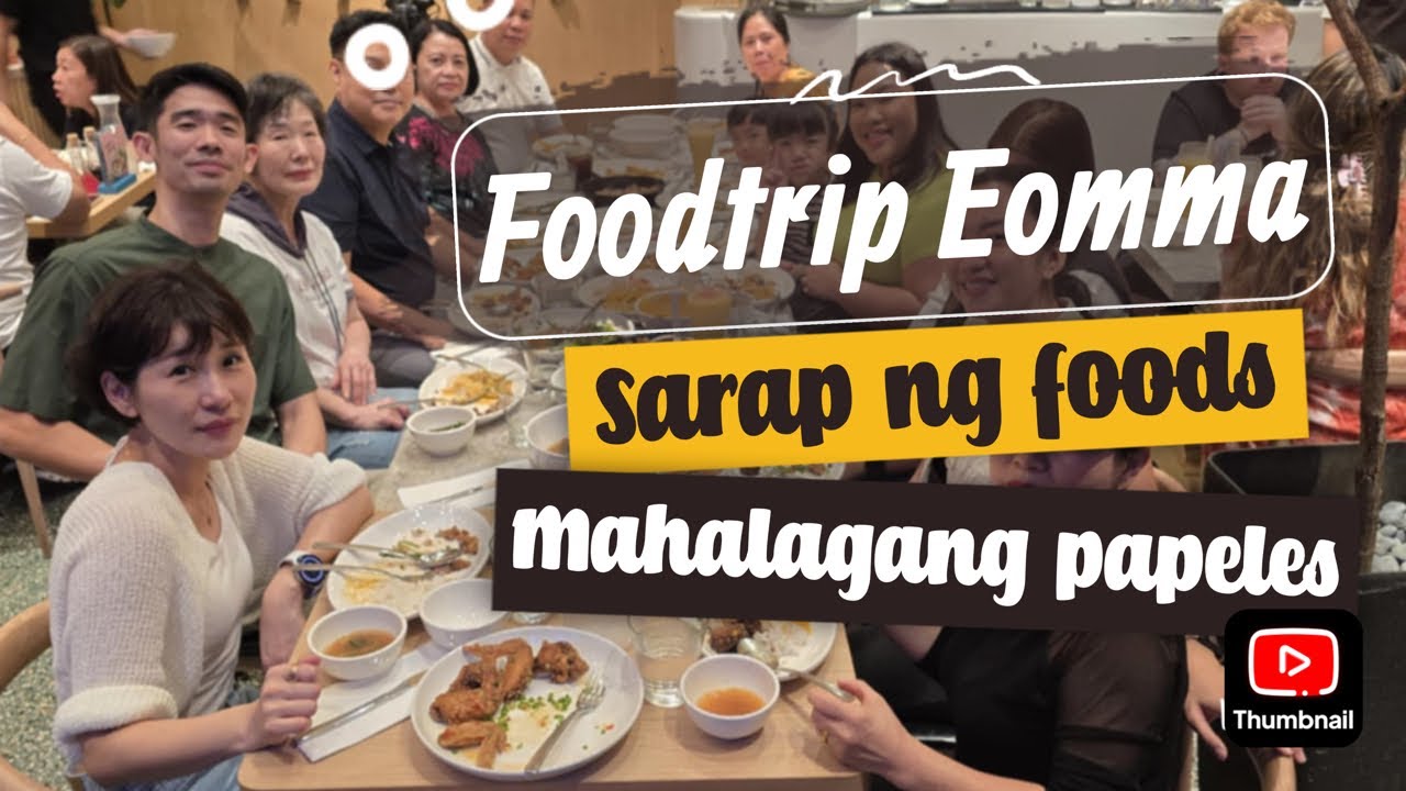 Foodtrip kami ng Eomma, Filipino foods at may mahalagang papeles na binigay sakin #enforcer