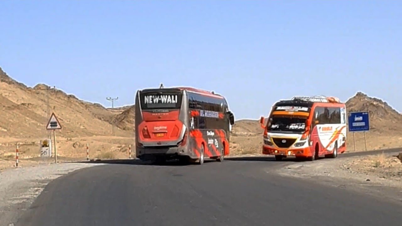 New Wali sleeper bus || Quetta to Taftan || road bullet bus|| and best view