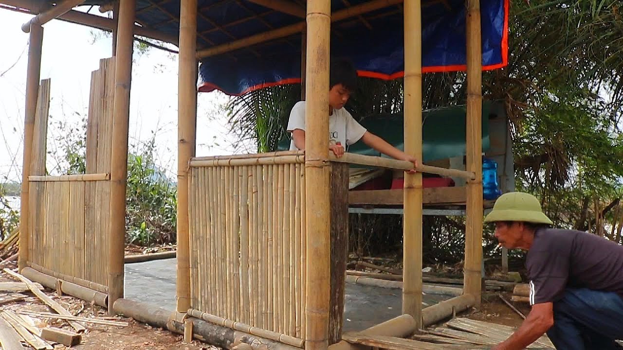 Building Bamboo House Part 3 - Bim Boy