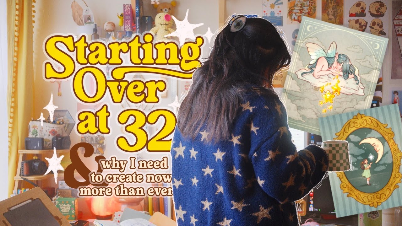 reviving my failed art business & coping with grief ⛅️ artist diaries ✶ ep. 1