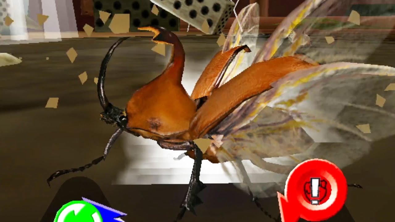 [アーケード] 甲虫王者 ムシキング アダーの計画編3 - ヒシガタタテヅノカブト X ノコギリタテヅノカブト｜Mushiking