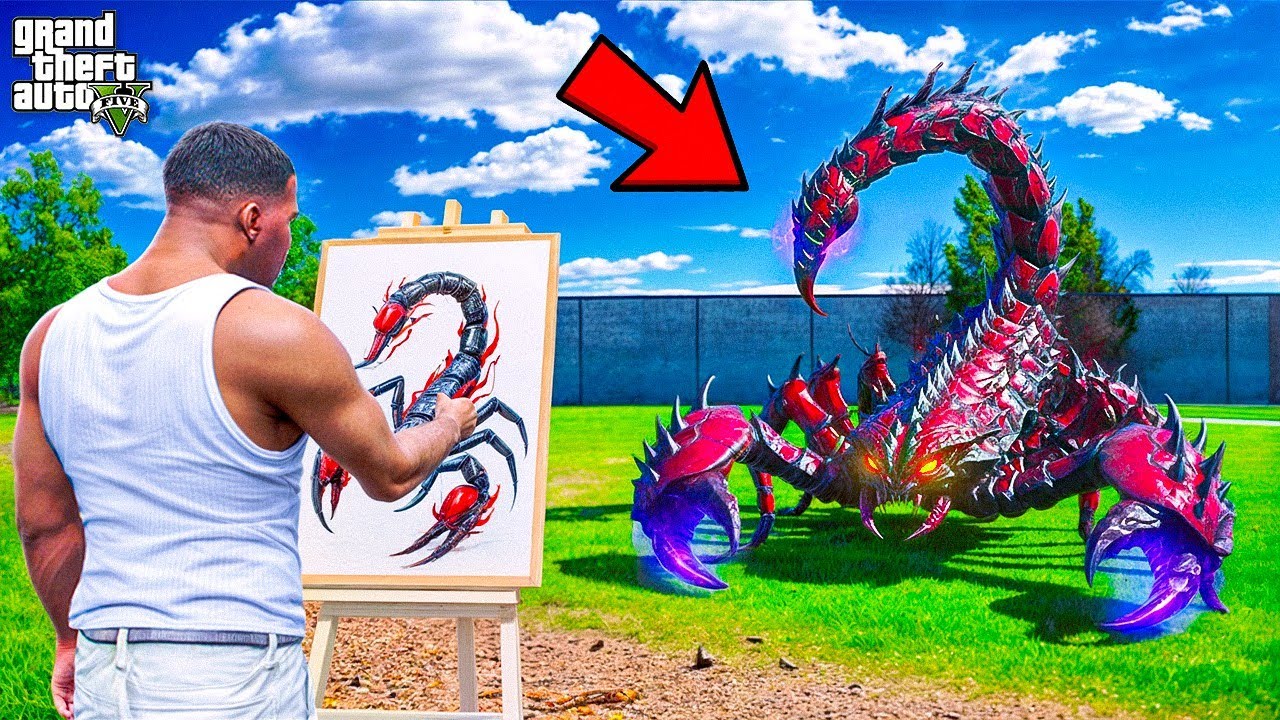 Franklin Gets Whatever He Draws with Magical Painting Brush! | GTA 5 Bangla Gameplay