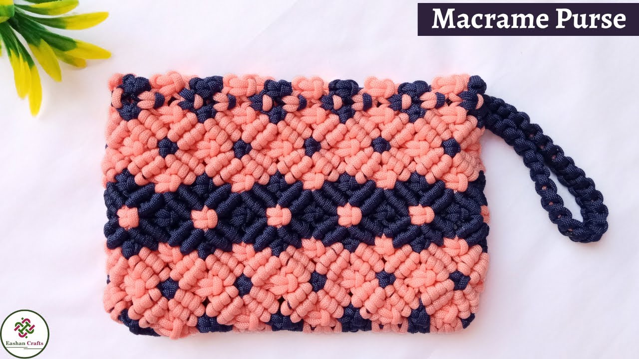 Macrame Purse Tutorial | Macrame Purse New Design