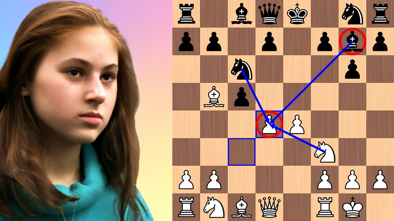 Judit Polgar's Rossolimo Attack wins in 17 moves