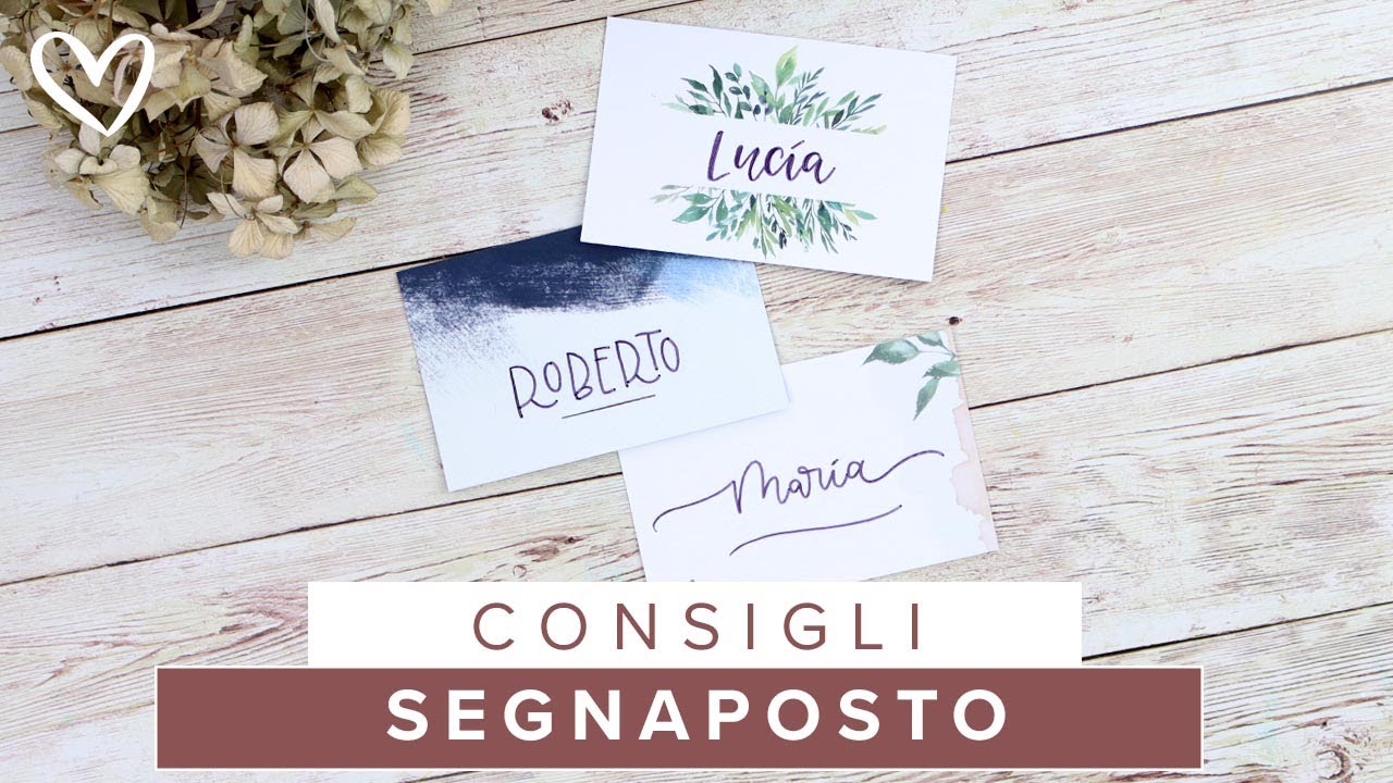 Invitati imprevisti? Non lasciarli senza SEGNAPOSTO!  ✅