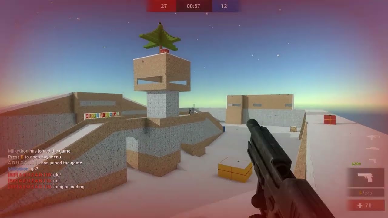 A B U Z A R 110 vs milkython | Combat online