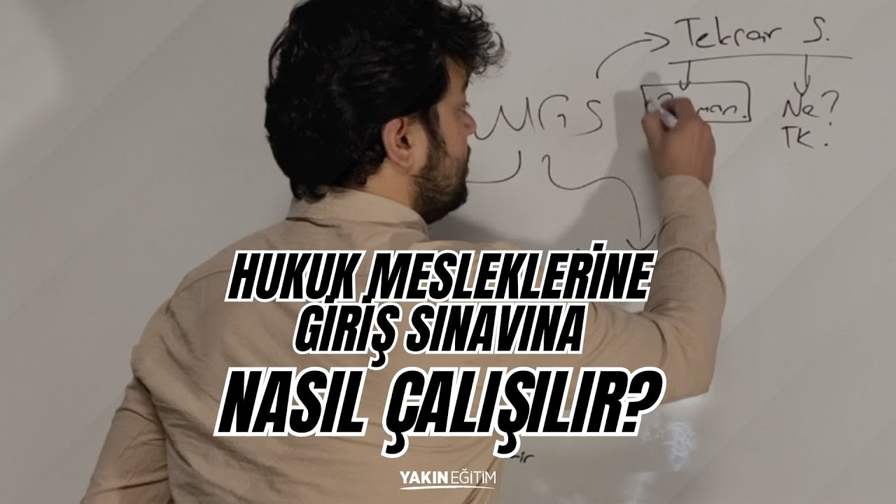 HUKUK MESLEKLERİNE GİRİŞ SINAVI NASIL ÇALIŞILIR?