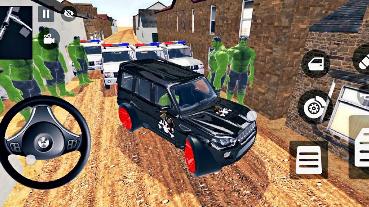Ultimate Vehicle Collection In India Theft Auto Simulator Game - Franklin & gree Hulk Drive Bike .