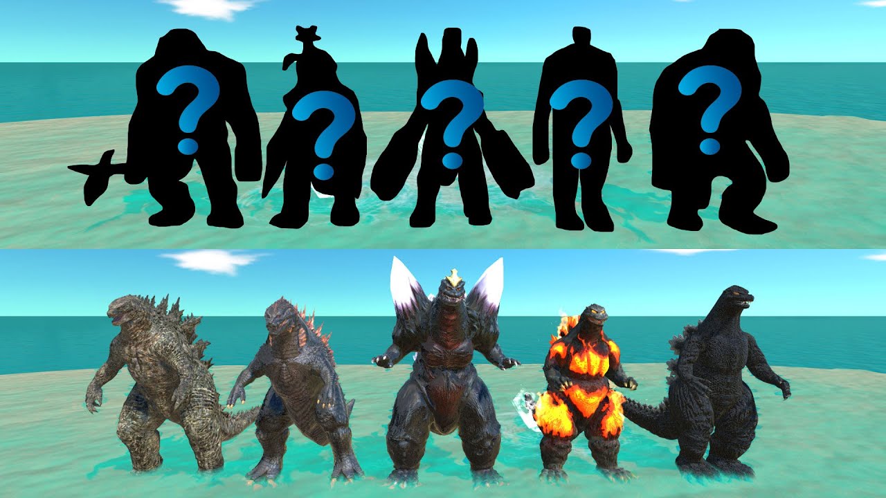 Which Team Will Win? Random Team Fight Team Godzilla - Animal Revolt Battle Simulator