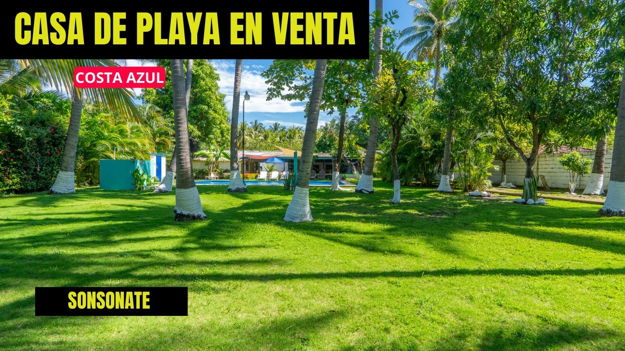 OPORTUNIDAD ÚNICA 🌊 | ÚLTIMA CASA DE PLAYA EN COSTA AZUL, SONSONATE
