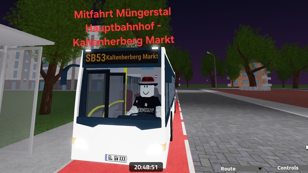 Mitfahrt SB53 Müngerstal Hauptbahnhof - Kaltenherberg Markt (Roblox)