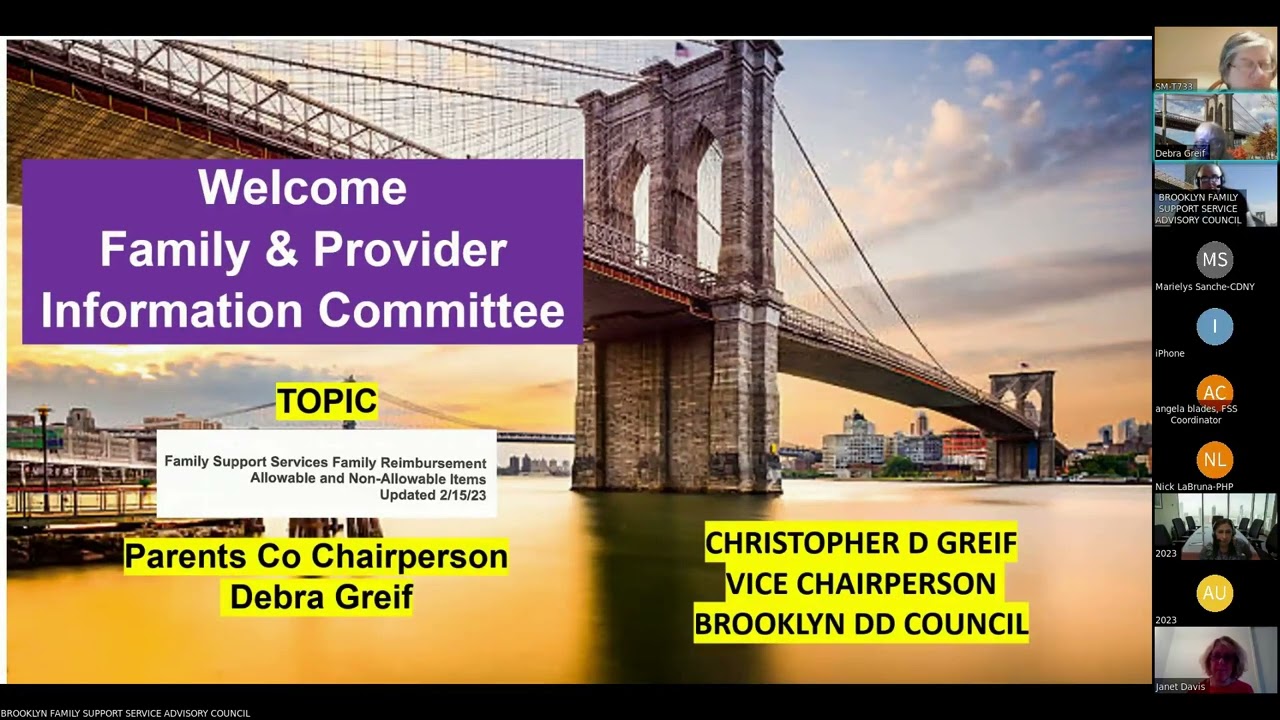 Family Provide Information Committee March 2023
