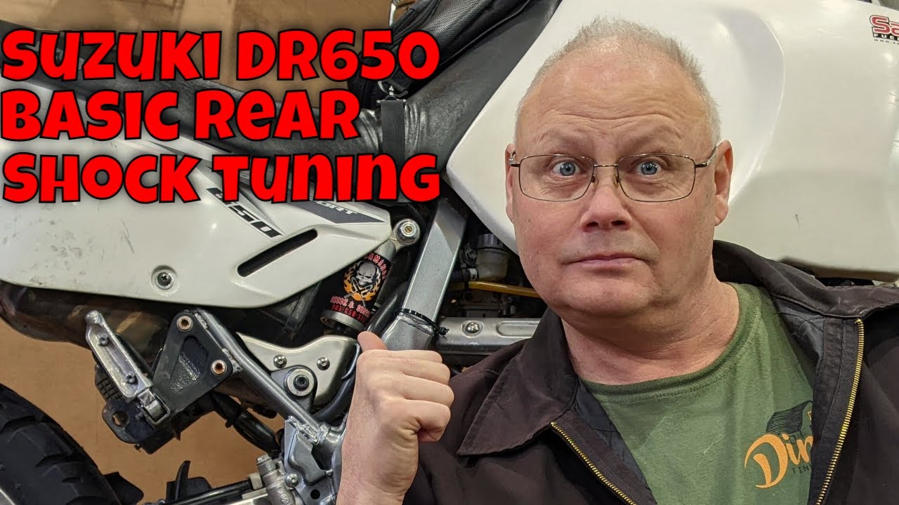 Motorcycle rear Shock installation and tuning (Suzuki DR650).