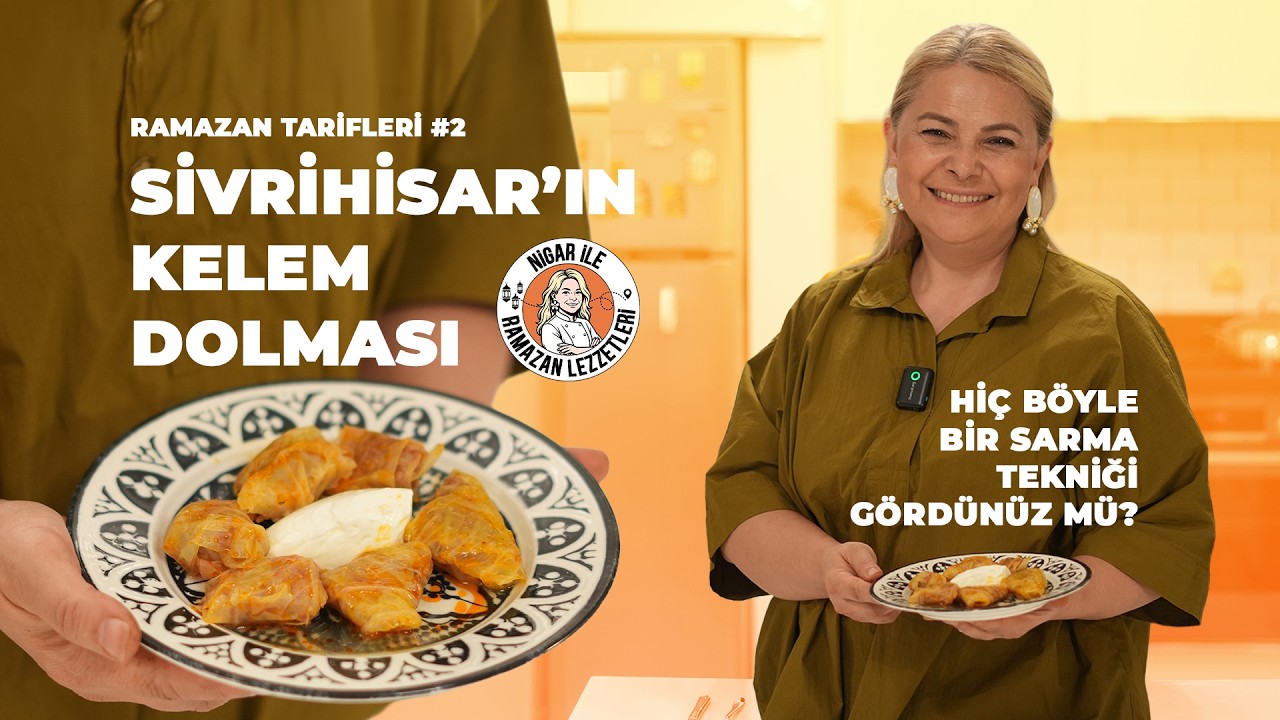 İftar İçin Hızlı ve Lezzetli Bir Tarif! Sivrihisar'ın Kelem Dolmasını Yaptım! Pratik Sarma Tekniği✨