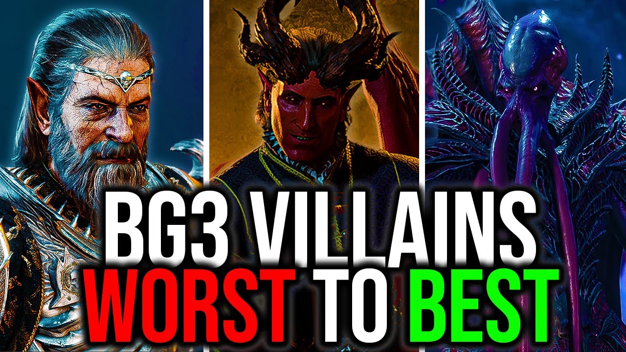 All Baldur's Gate 3 Villains RANKED Worst to Best