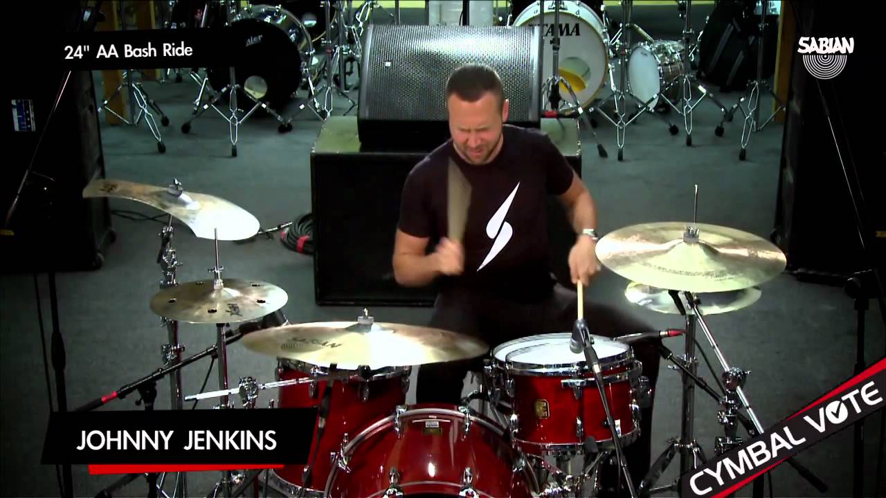 CYMBAL VOTE - Johnny Jenkins Demo's the 24" AA Bash Ride