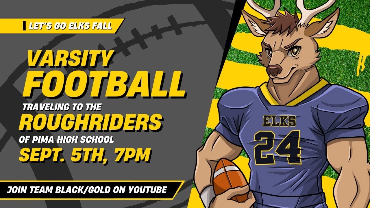 Football | Travel to Pima (Roughriders) - 9/5/2025 at 7:00pm