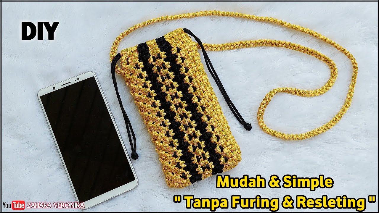 Tutorial tas HP | Easy mobile pouch