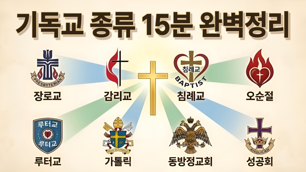 하나로 끝내는 기독교 교파 탄생 이야기 (초대교회부터 이단까지)
