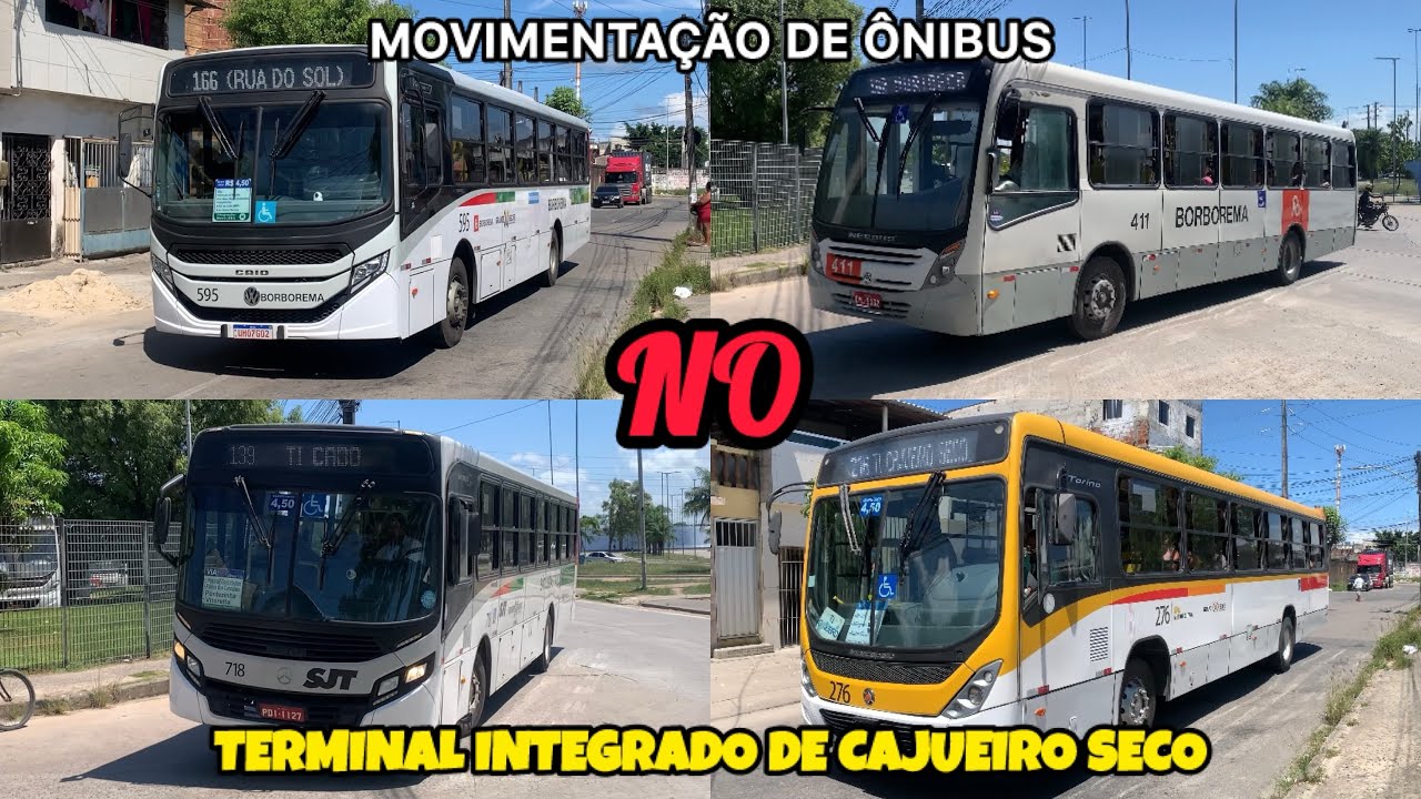 MOVIMENTAÇÃO DE ÔNIBUS NO TERMINAL INTEGRADO DE CAJUEIRO SECO