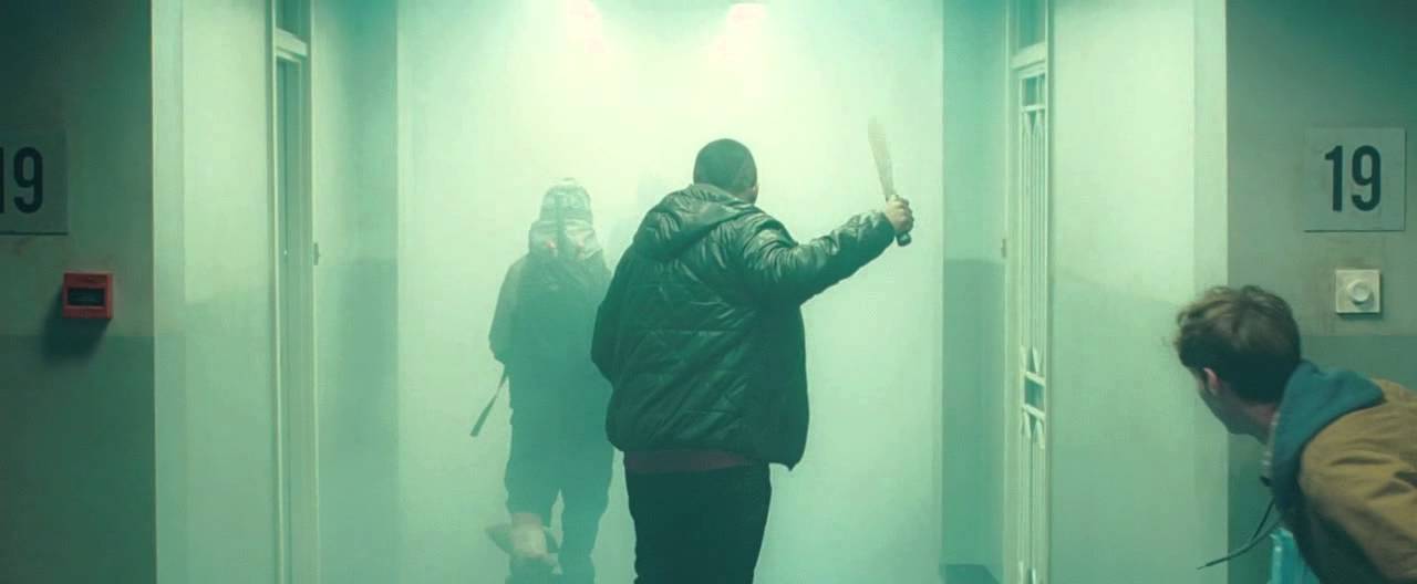 Attack The Block 2011 720p Hallway Scene