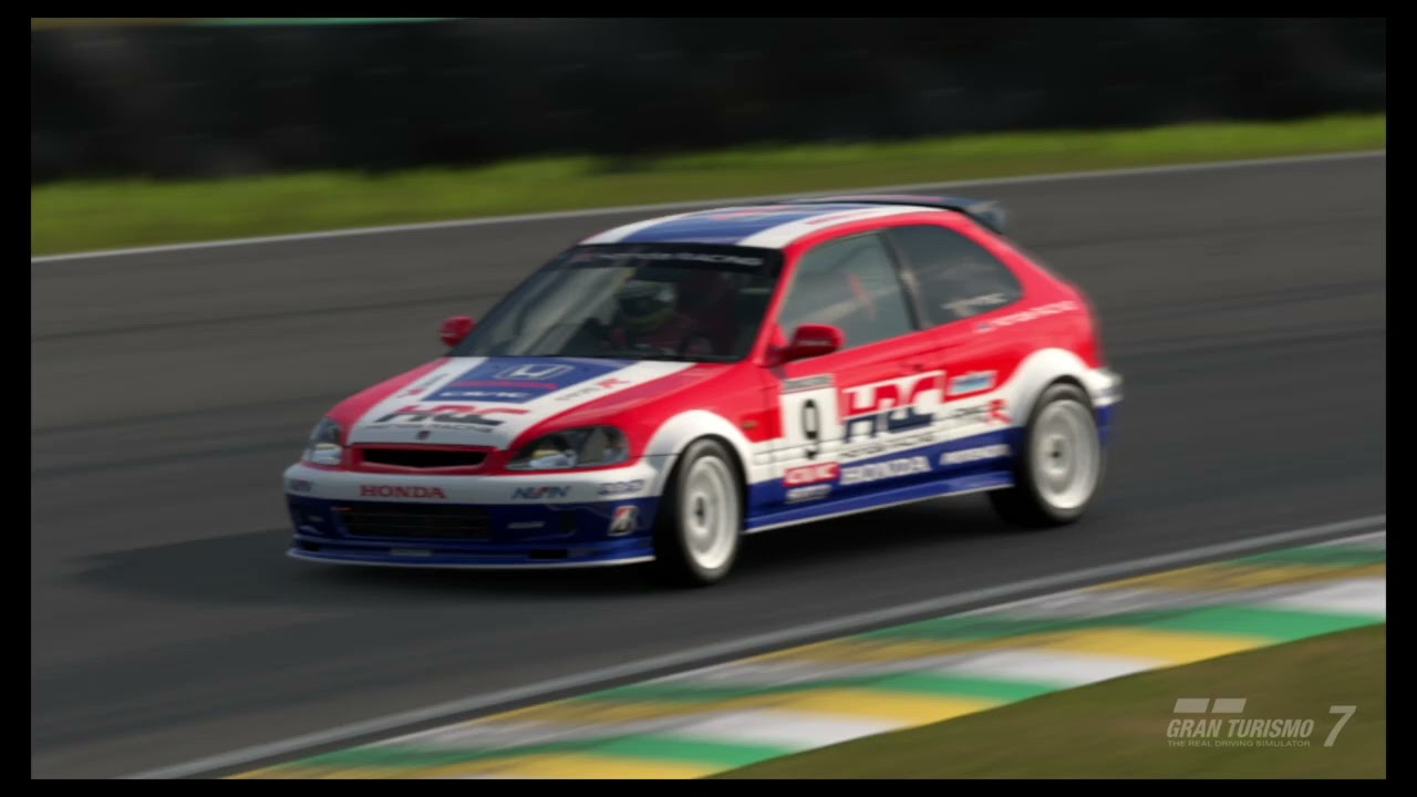 Gran Turismo® 7 Civic Type R (EK) '98 (K20C1-Civic-'20 engine swap) - Interlagos